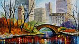 CENTRAL PARK NEW YORK by Leonid Afremov